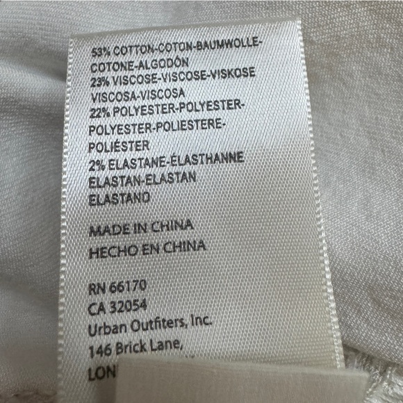 Free People Venice Beach Flare in Worn White, Size 32 - Picture 11 of 12